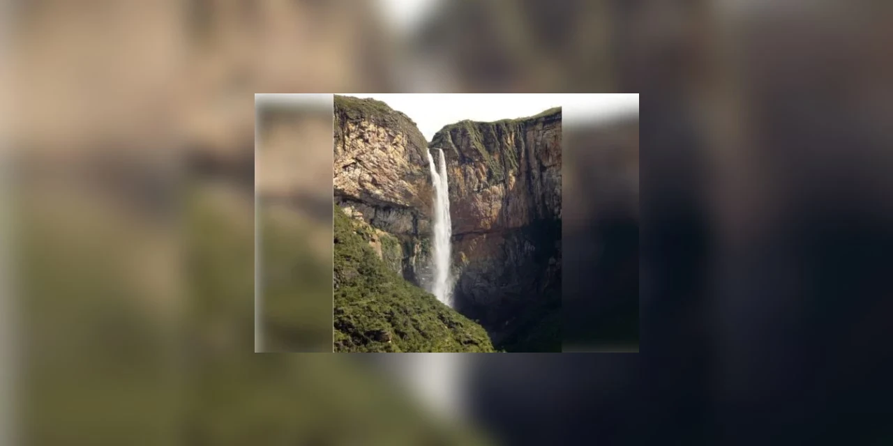 Turistas são resgatados de tromba d’água em cachoeira de Minas Gerais