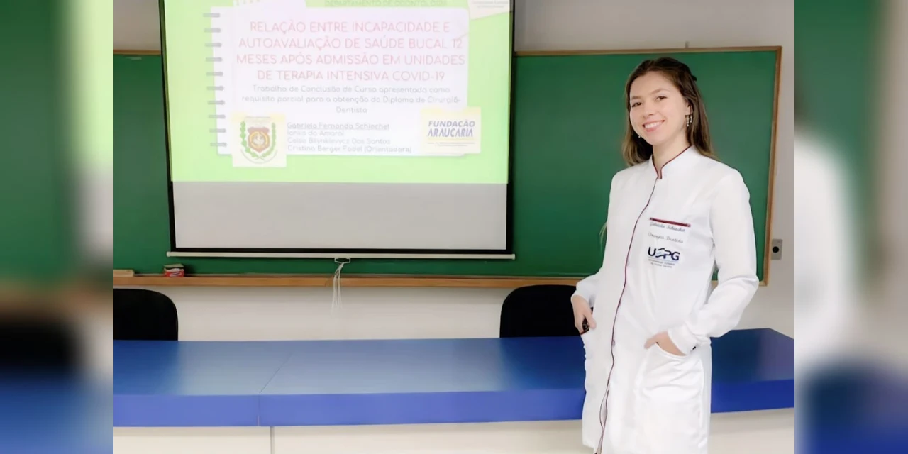 Egressa de Odontologia da UEPG é destaque em prêmio científico nacional