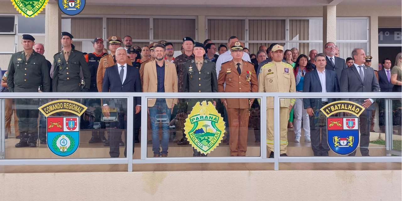 Solenidade marca os 123 anos do 1º Batalhão de Polícia Militar; confira as fotos