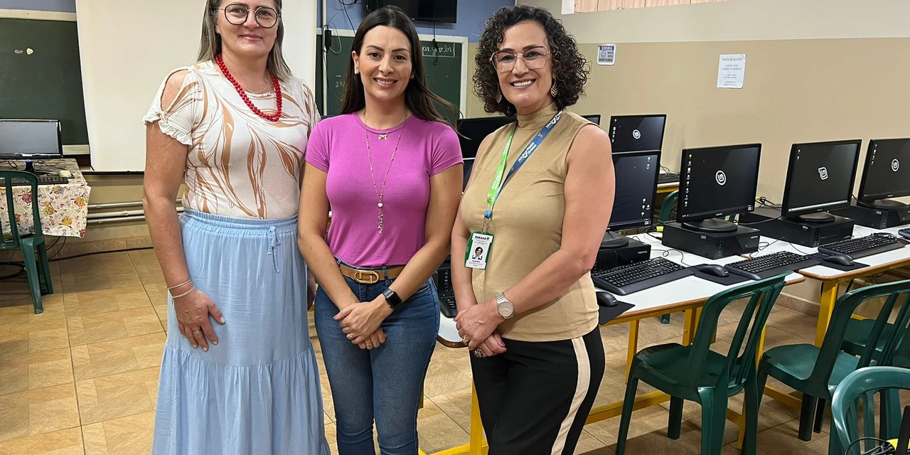 Em visita à Imbituva, deputada Mabel entrega R$ 100 mil em computadores para colégio estadual