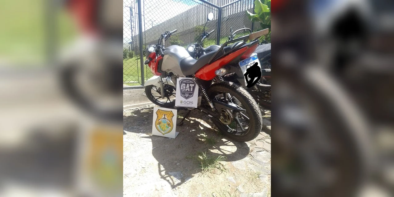 Guarda Municipal recupera motocicleta furtada em bairro de PG