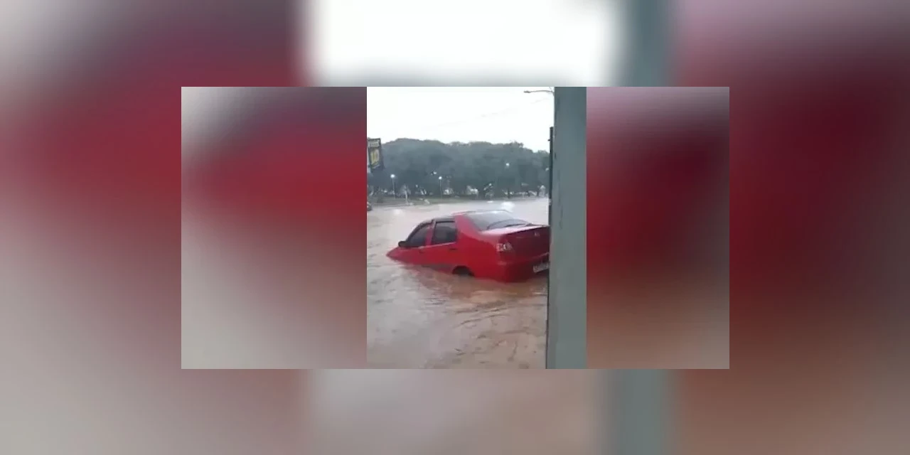 Vídeo: Temporal causa alagamentos na região central de Prudentópolis