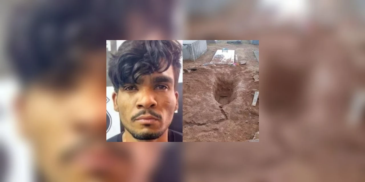 Túmulo de Lázaro Barbosa é violado em Goiás e polícia investiga se parte da ossada foi levada