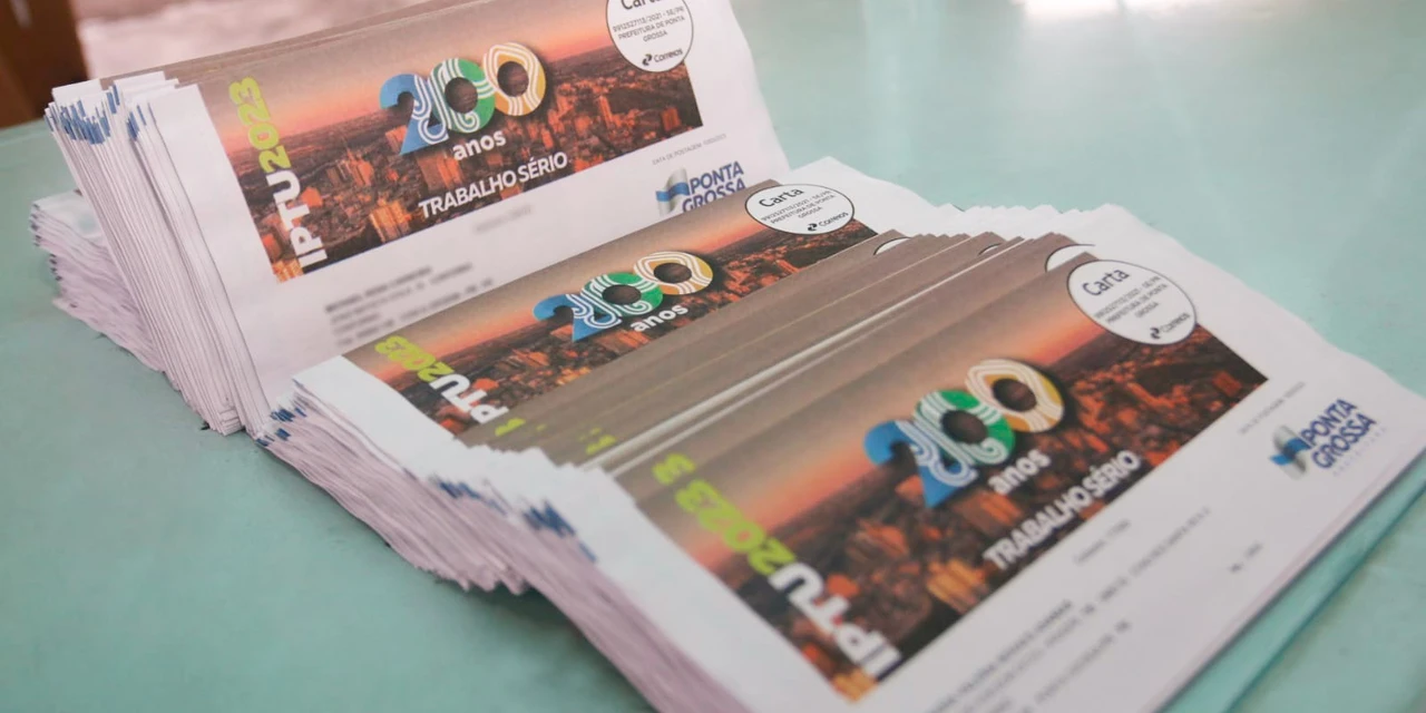 Prefeitura de PG alerta sobre prazo para o pagamento do IPTU 2023