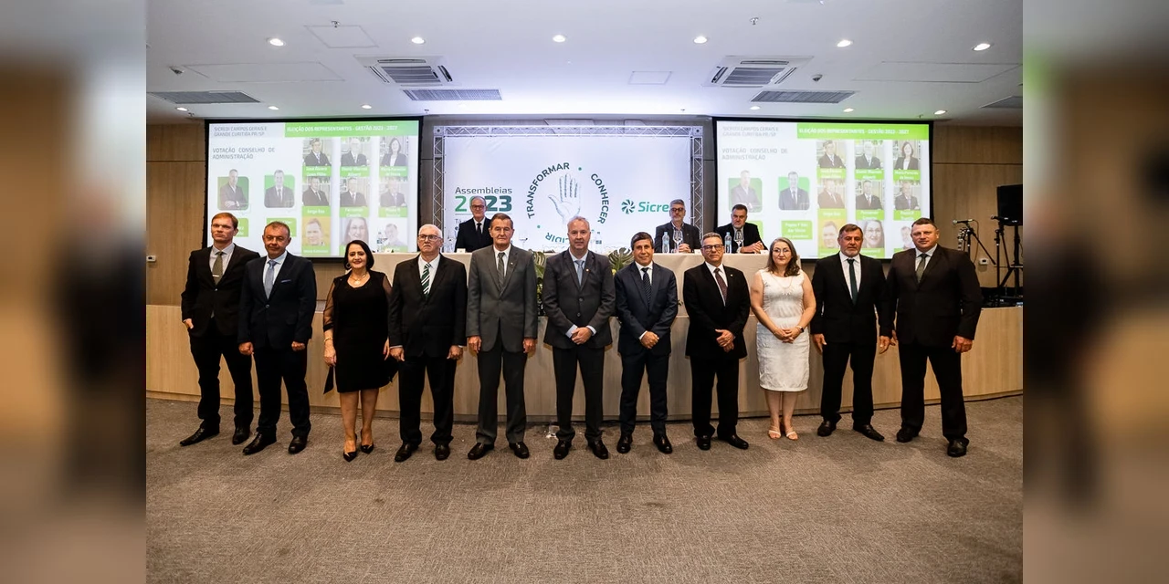 Fotos: Sicredi Campos Gerais e Grande Curitiba PR/SP elege novo Presidente na assembleia geral ordinária de delegados