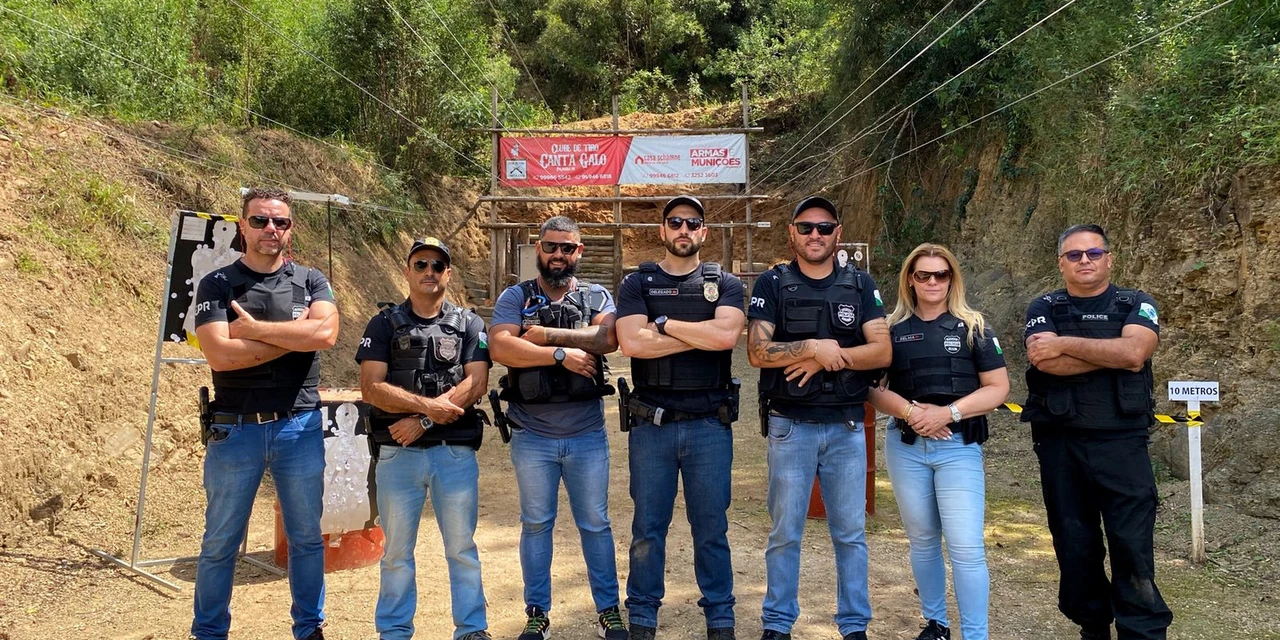 Polícia Civil de Palmeira realiza treinamento de armamento e tiro