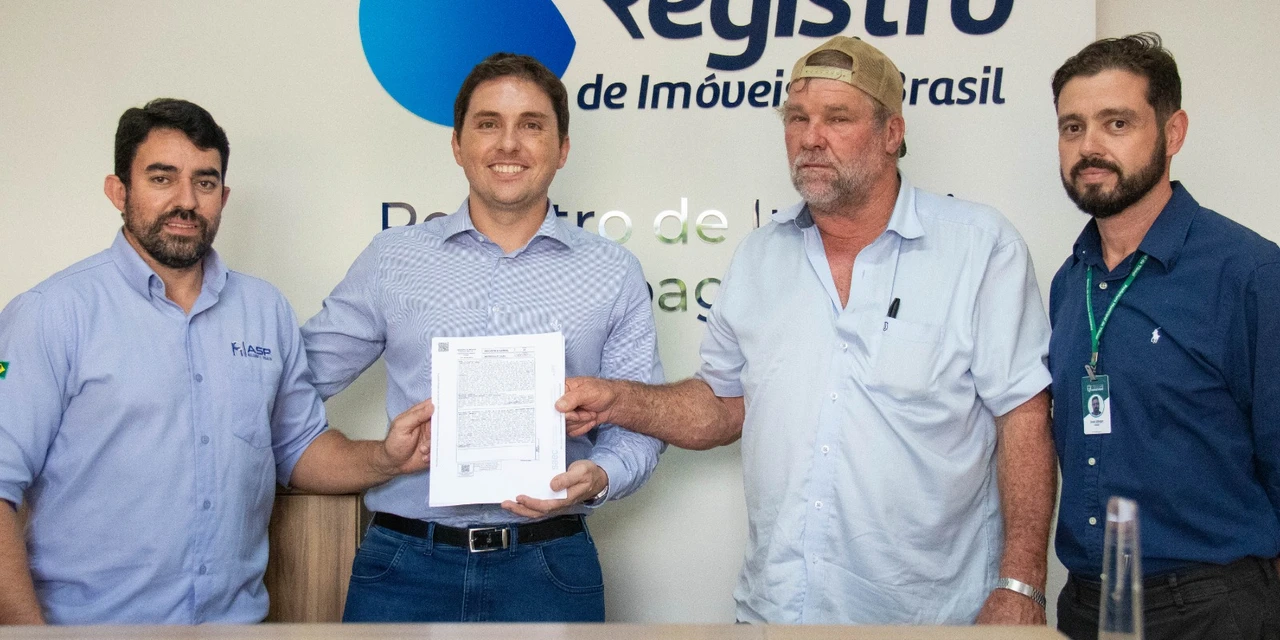 Regularização fundiária de 26 famílias foi expedida em Tibagi