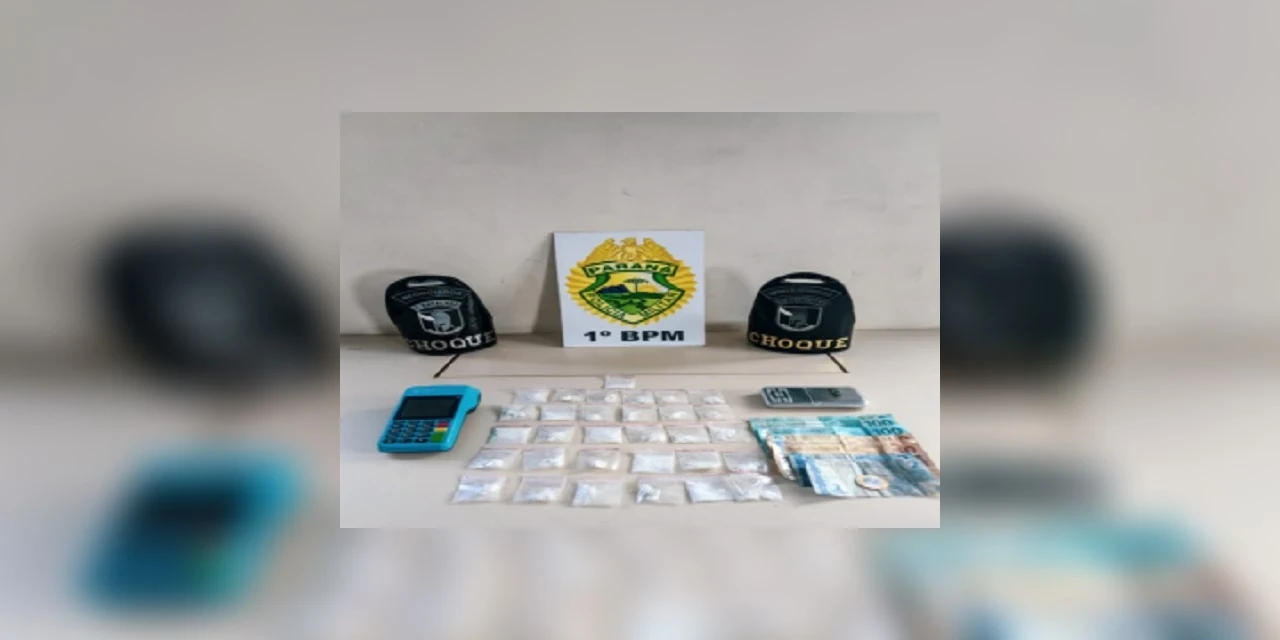 Adolescente de 15 anos é apreendido vendendo drogas em bairro de PG