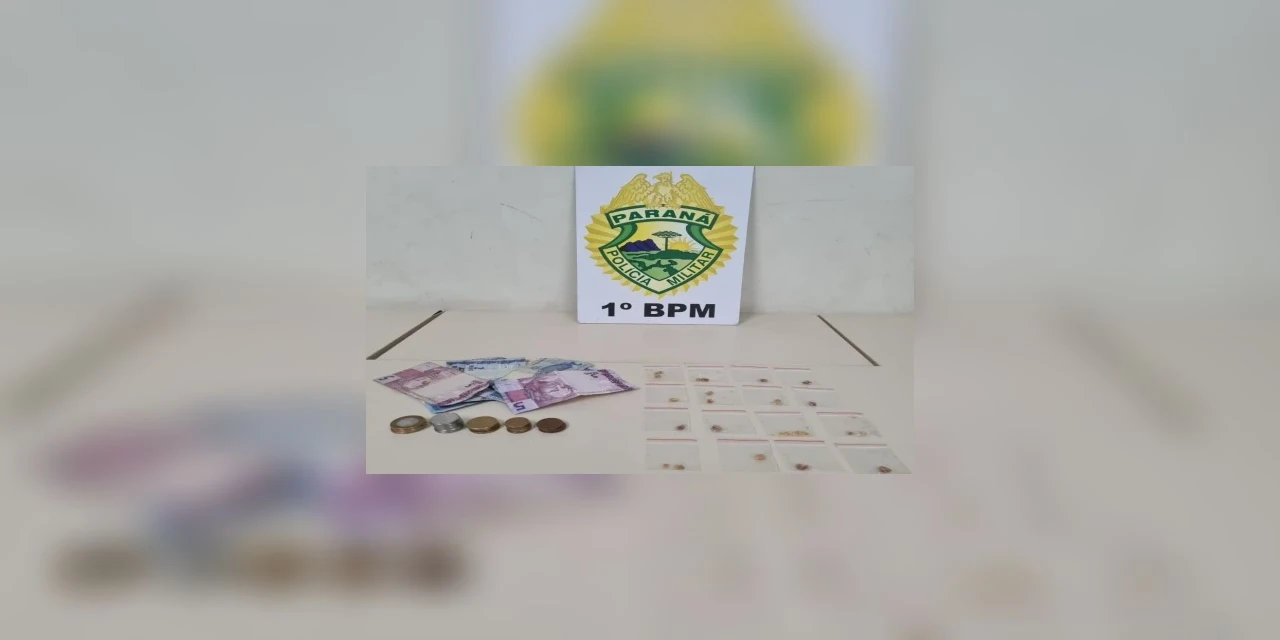 Jovem é detido no Centro de PG portando pedras de crack
