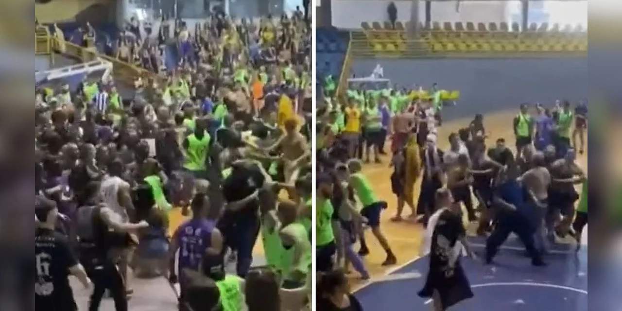 Vídeo: Estudantes de medicina se envolvem em briga generalizada antes de competição