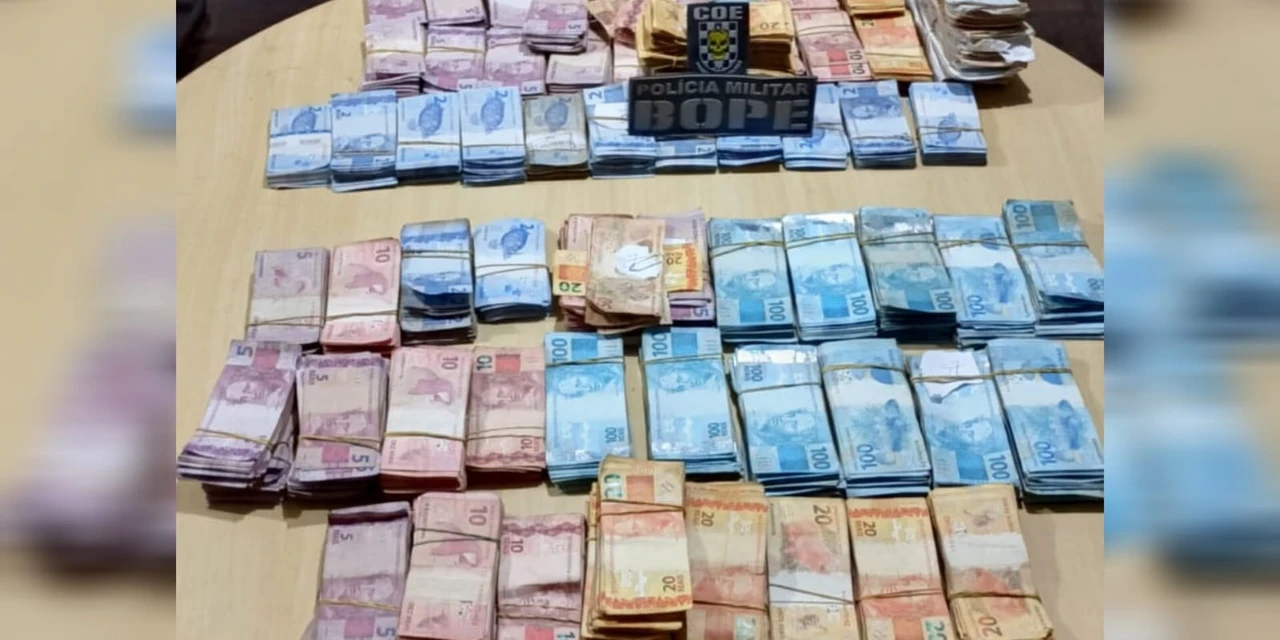 Polícia Militar já recuperou mais de R$ 300 mil após assalto a agência bancária no Litoral