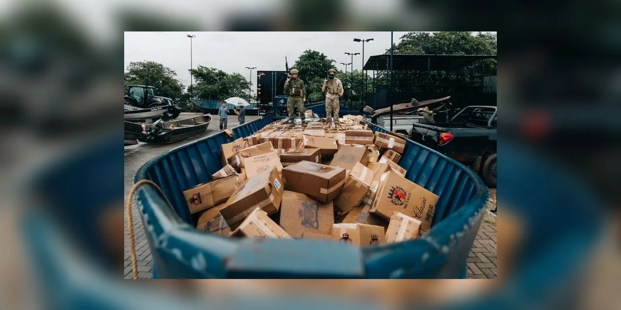 PF e BPFRON apreendem 400 caixas de cigarro contrabandeado no PR