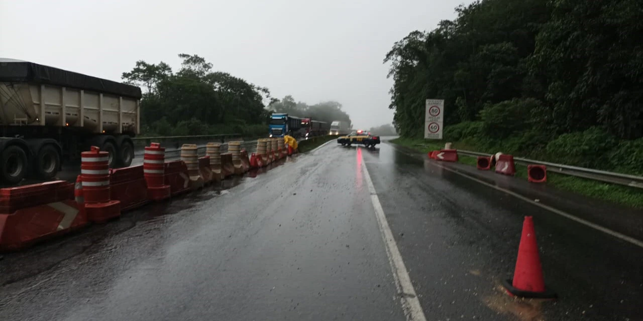 DER/PR conclui obra de contenção emergencial no km 41 da BR-277