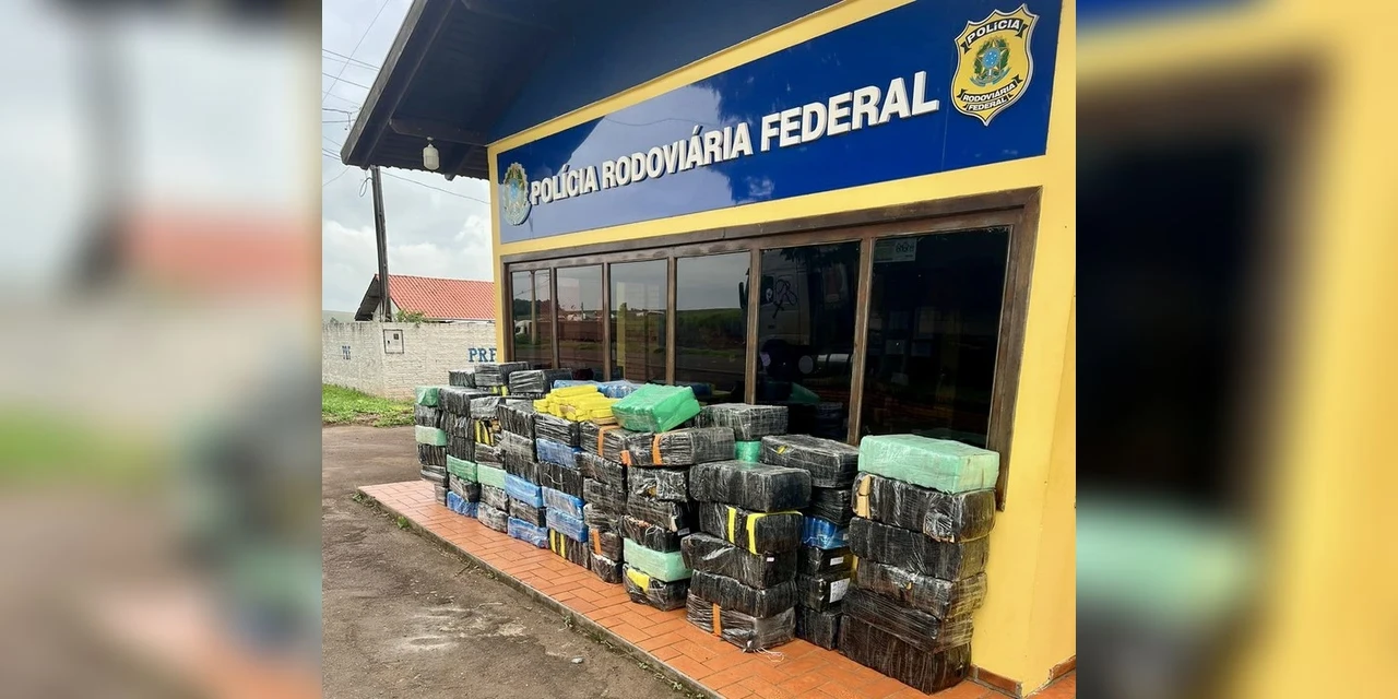 PRF prende motorista drogado com quase duas toneladas de maconha