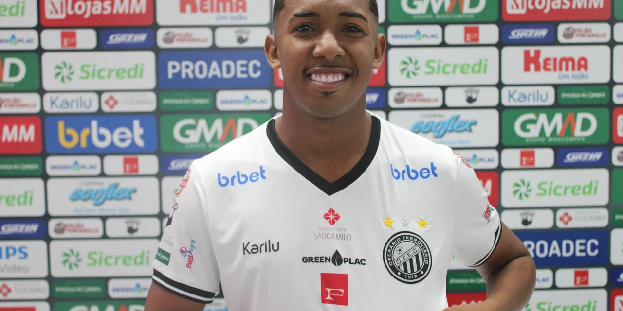 Novo atleta: Ryan Guilherme chega por empréstimo ao Operário Ferroviário