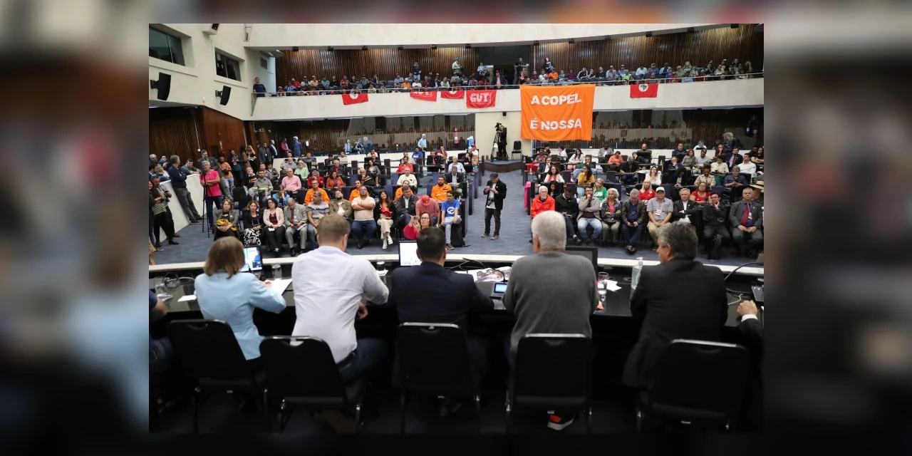 Audiência Pública debate a privatização da Copel e os impactos na economia do Paraná