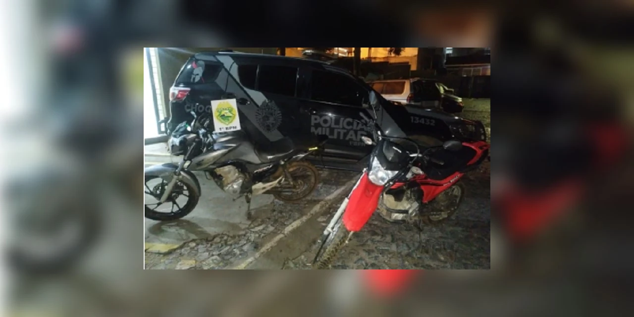 Polícia Militar recupera duas motos com alerta de furto em bairro de PG