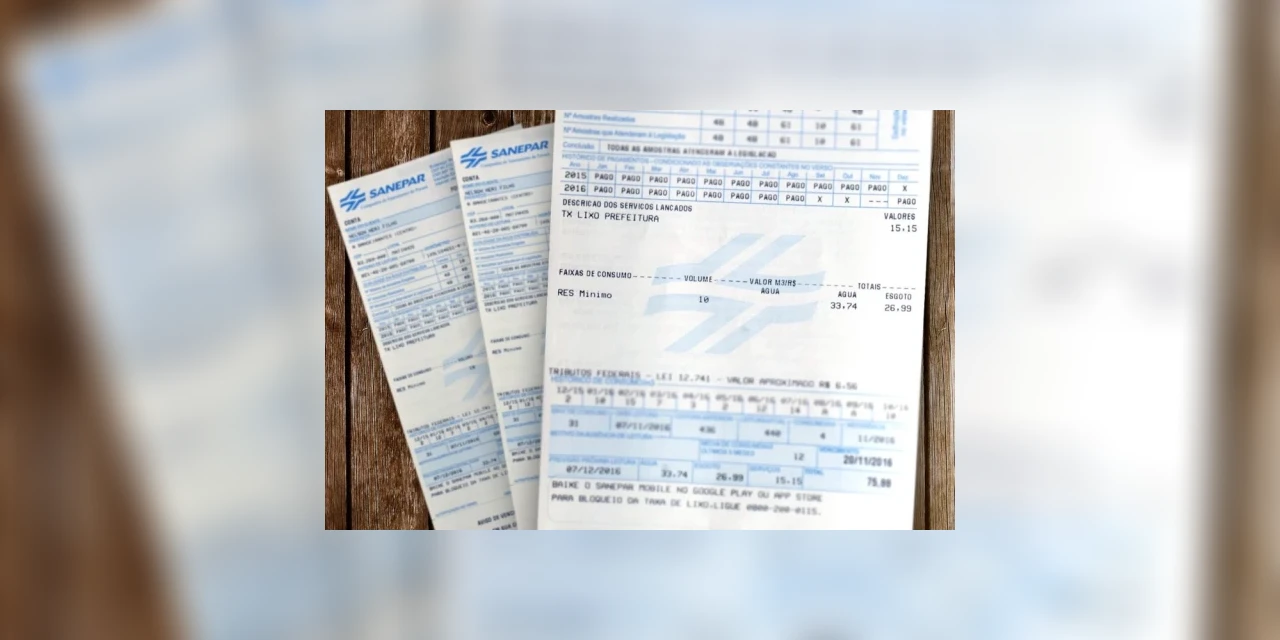 Tarifa da Sanepar sobe 8,23% a partir de 17 de maio