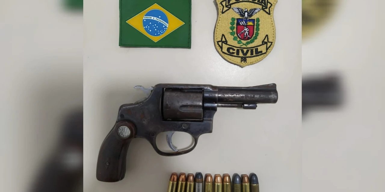 Homem é preso em flagrante por posse ilegal de arma de fogo nos Campos Gerais