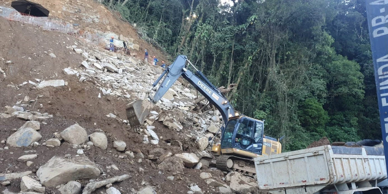 Atingida por quedas de barreira, Estrada da Graciosa ainda tem obras em andamento