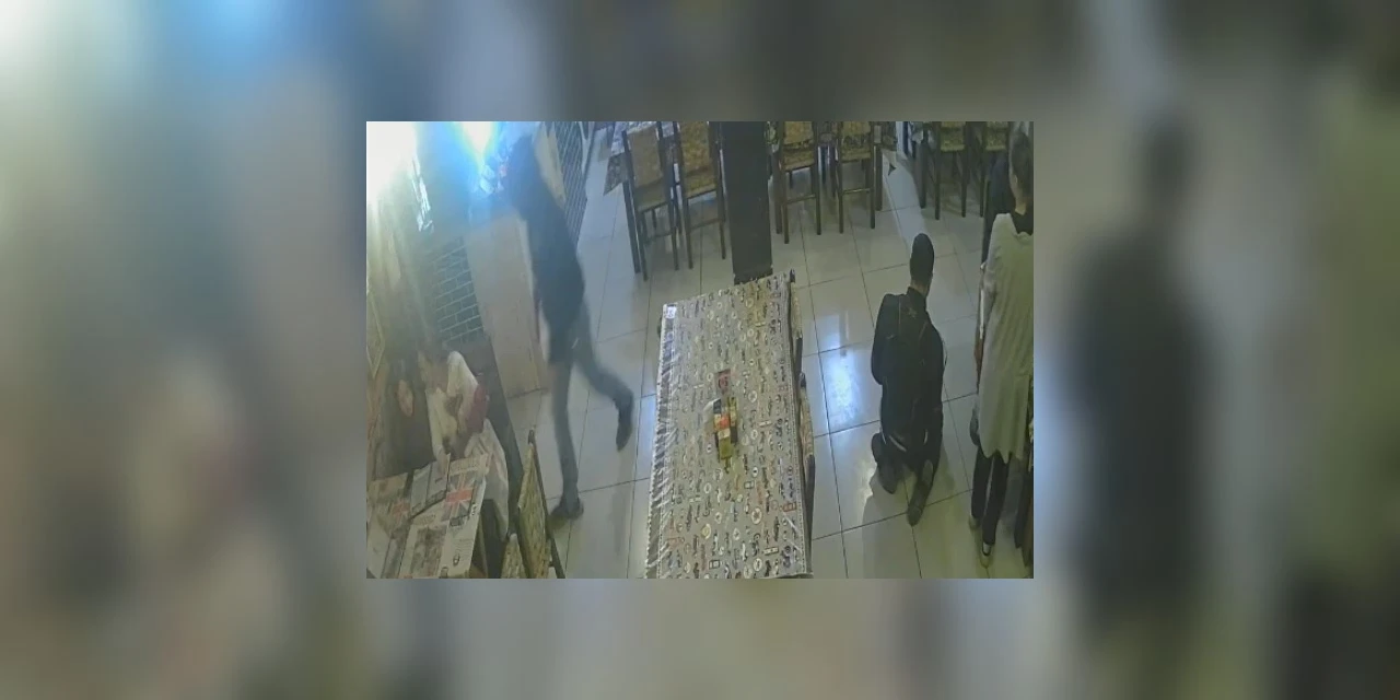 Vídeo mostra ação de assaltantes em pizzaria de PG