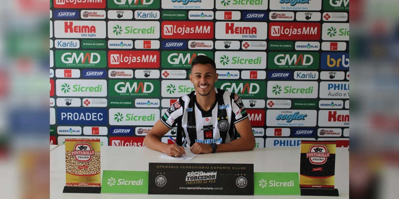Vinicius Diniz é contratado em definitivo pelo Operário Ferroviário