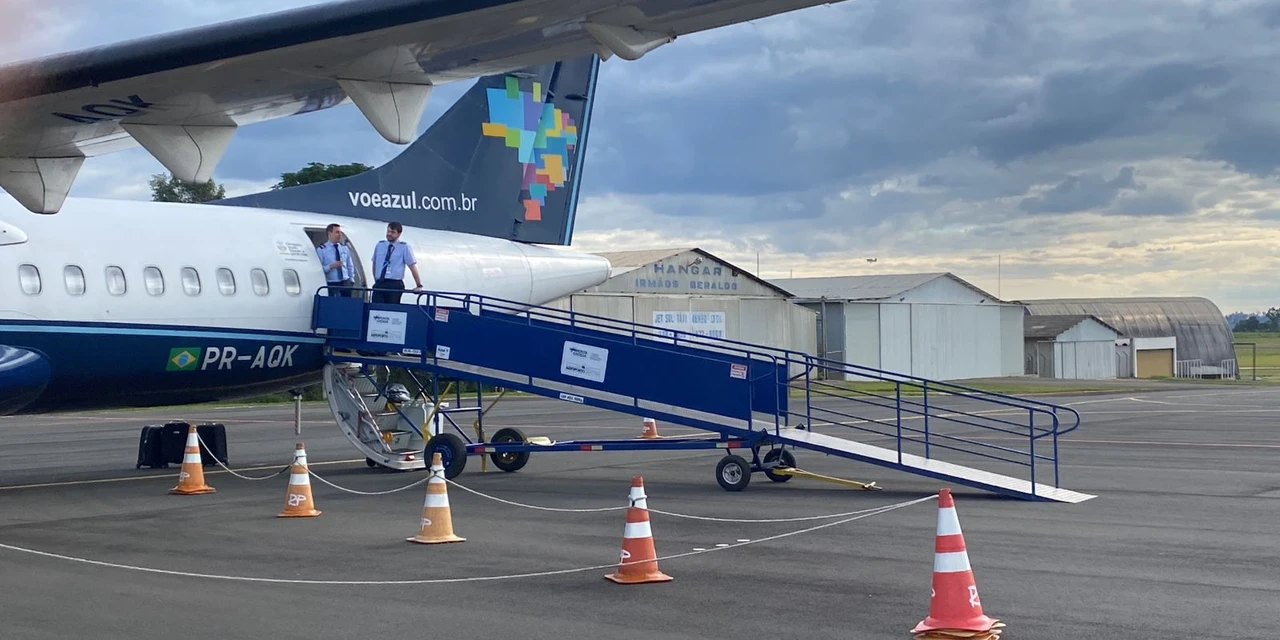 Nova rampa de acesso garante mais acessibilidade no Aeroporto Sant'Ana