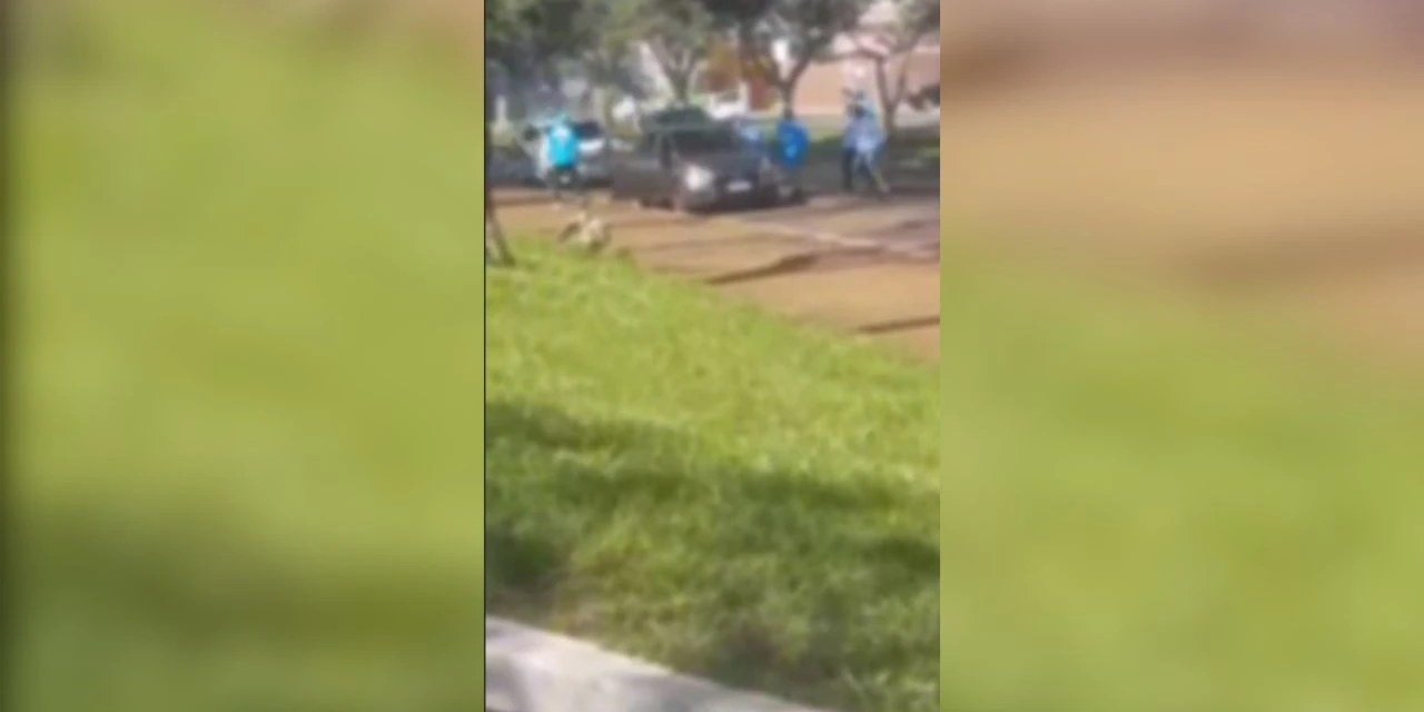 Vídeo: Confusão entre torcedores no PR acaba com homem sendo atropelado e arremessado no ar