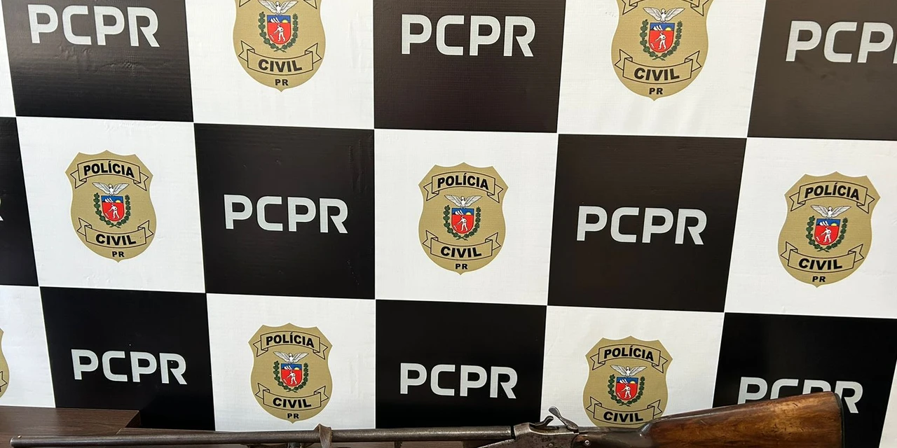 Polícia Civil prende homem por posse irregular de arma de fogo em cidade dos Campos Gerais