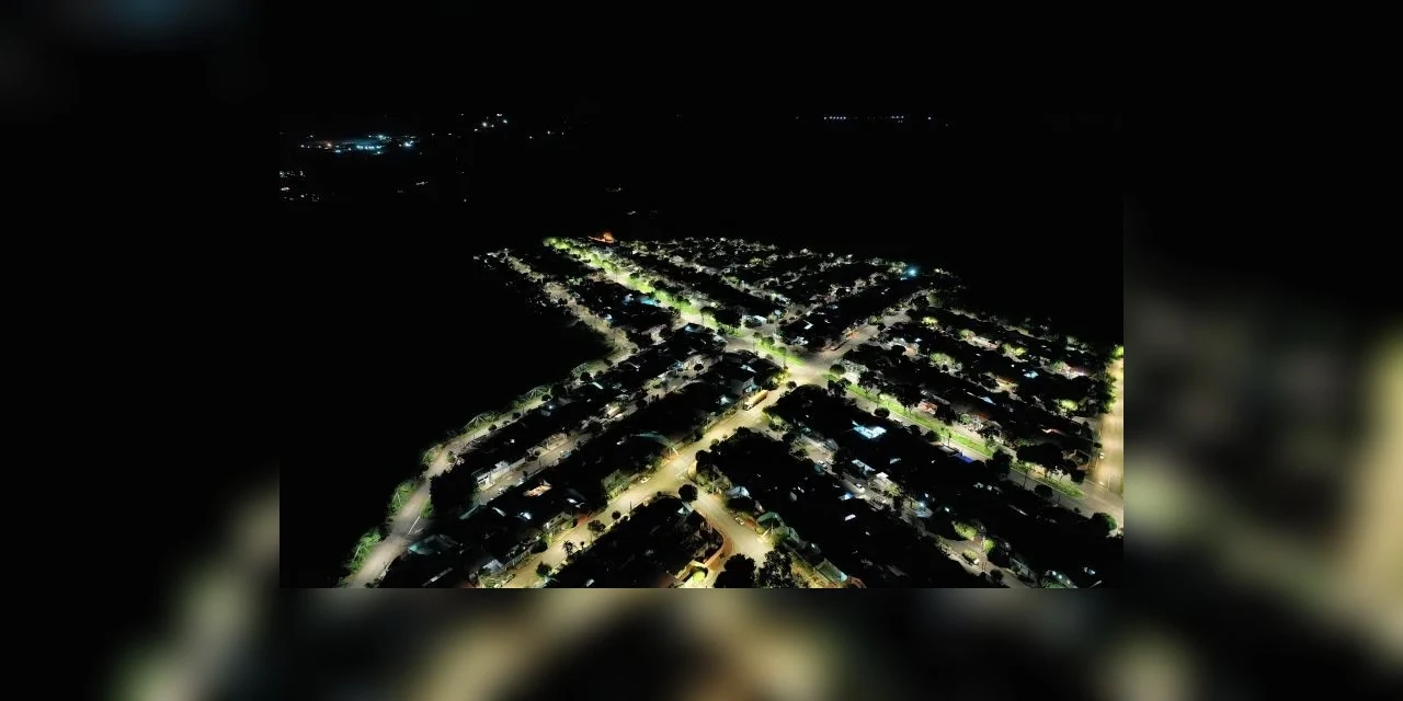 Região do Jardim das Américas e Coliseu começa a receber iluminação LED em Londrina
