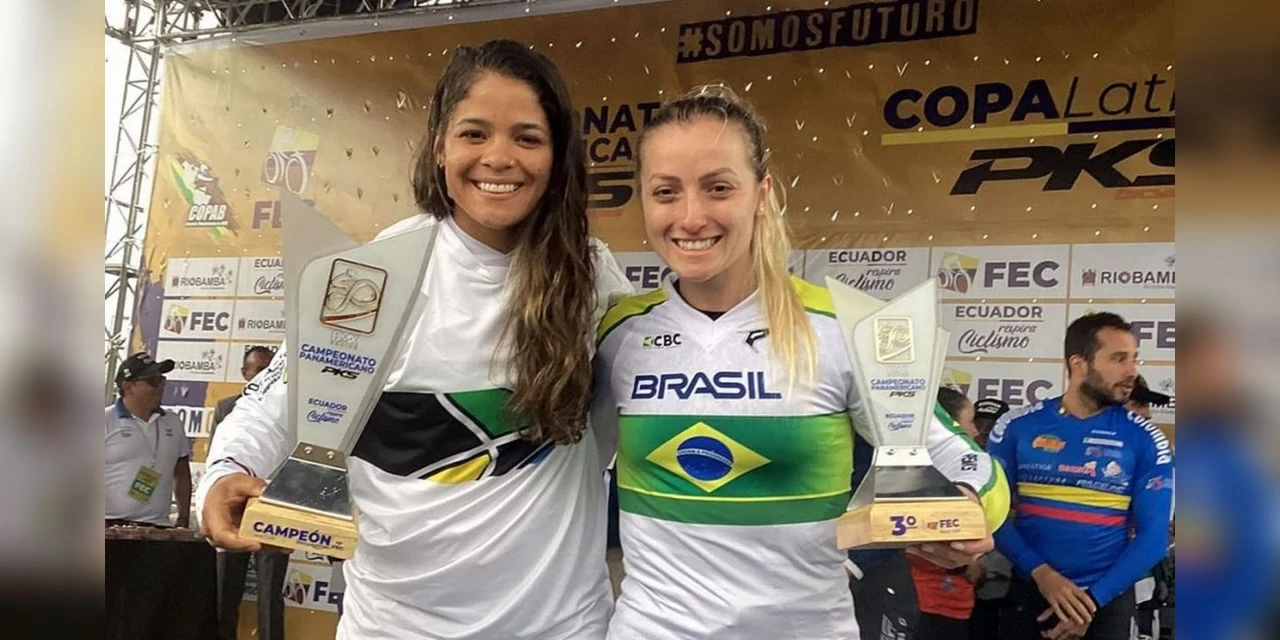 Paola Reis garante vaga olímpica ao Brasil no ciclismo BMX feminino
