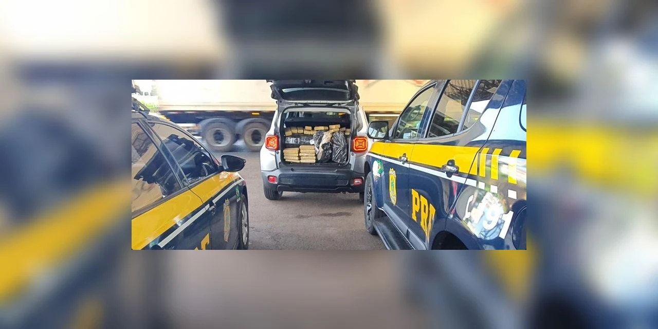 PRF apreende quase uma tonelada de drogas no Paraná