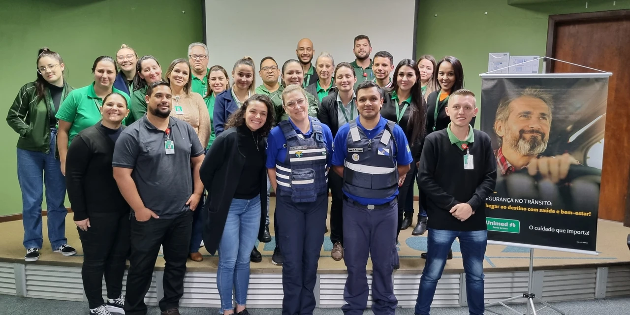 Unimed PG leva Maio Amarelo para dentro da cooperativa