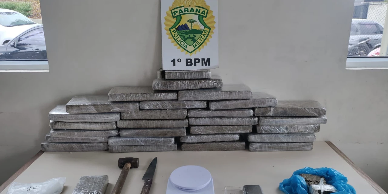 Polícia Militar apreende entorpecentes em Ponta Grossa