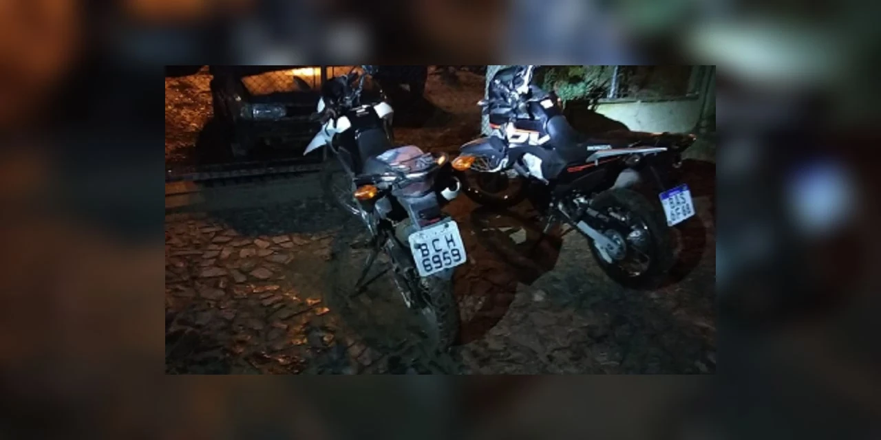 Motos furtadas em São João do Triunfo e Palmeira são recuperadas em Ponta Grossa