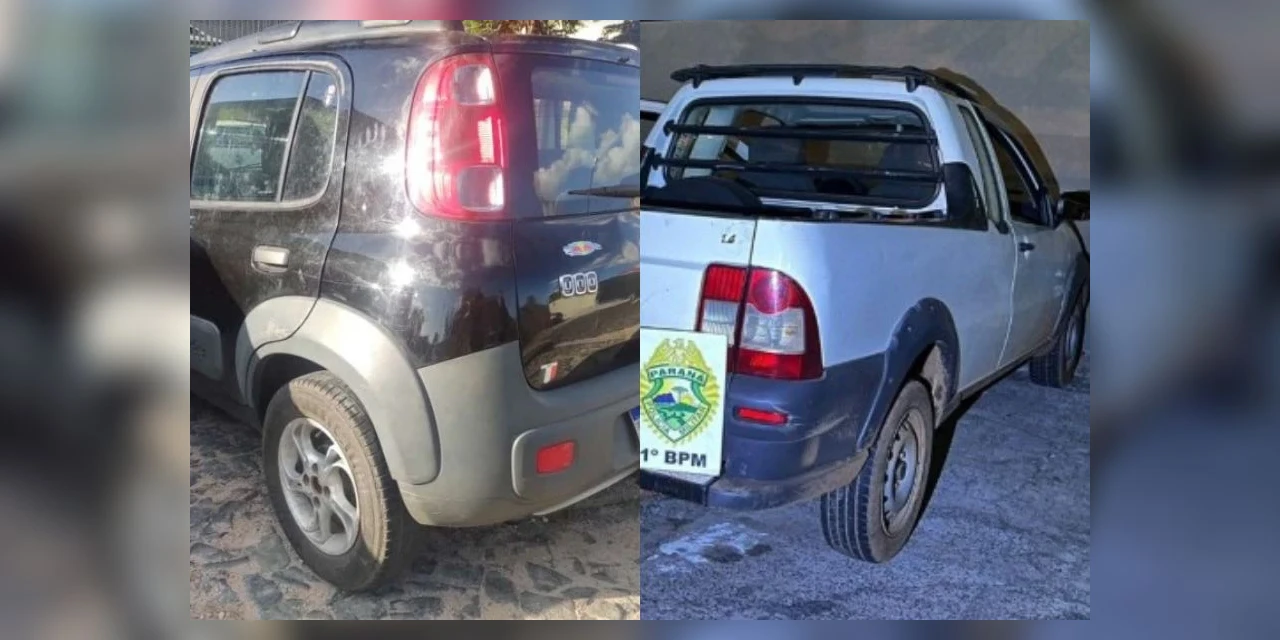 PM recupera dois veículos furtados na tarde de sábado (10)