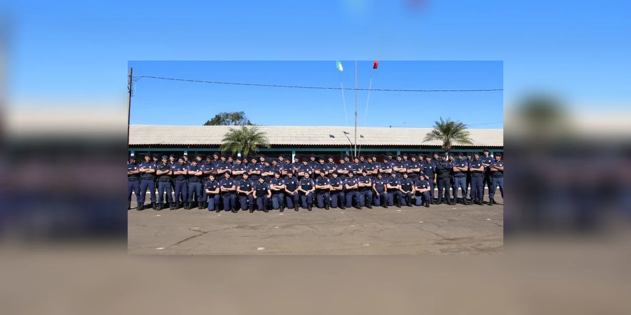 Defesa Social de Londrina realiza a formatura de 60 novos guardas municipais