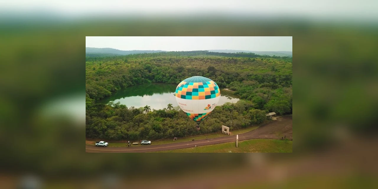 Parque Vila Velha terá voo em balão estacionário neste domingo, dia 30 de julho