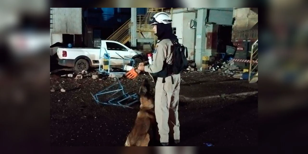 Corpo de trabalhador haitiano que estava desaparecido após explosões em Palotina é encontrado pelos Bombeiros