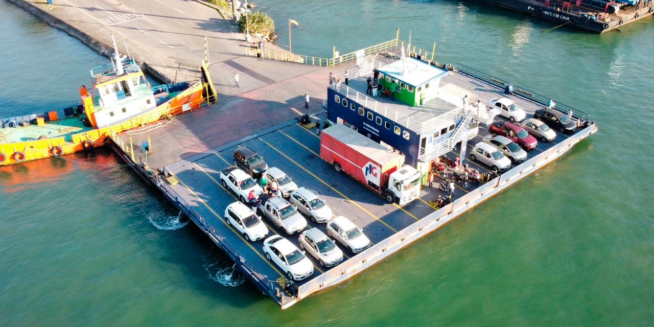 Com Ponte de Guaratuba em andamento, ferry boat terá isenção de tarifa até final do ano