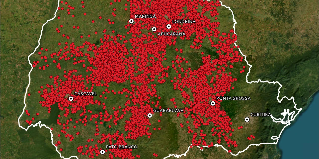 Crea-PR utiliza imagens de satélite para fiscalização de propriedades rurais