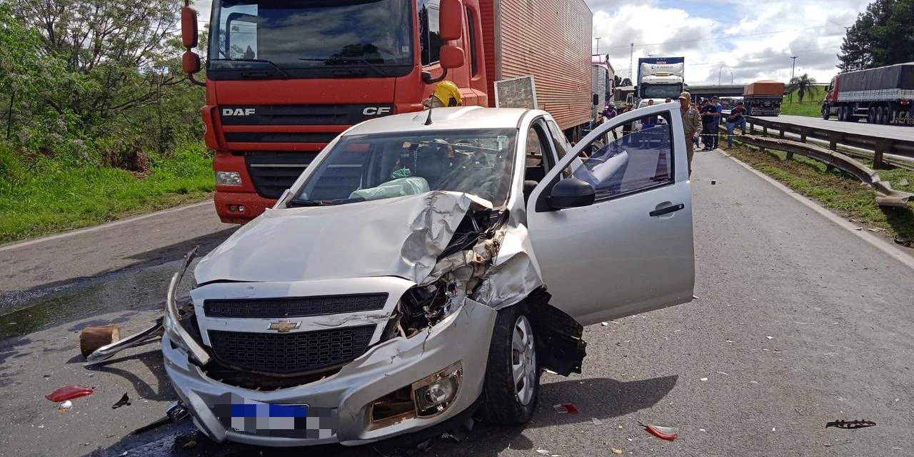 Fotos: Acidente na BR-376, em PG, envolveu seis veículos; PRF explica dinâmica das colisões