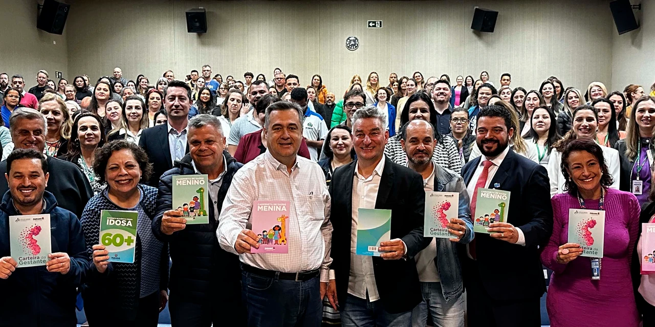 Saúde apresenta novas Cadernetas do Idoso, Crianças e Gestantes na Grande Curitiba