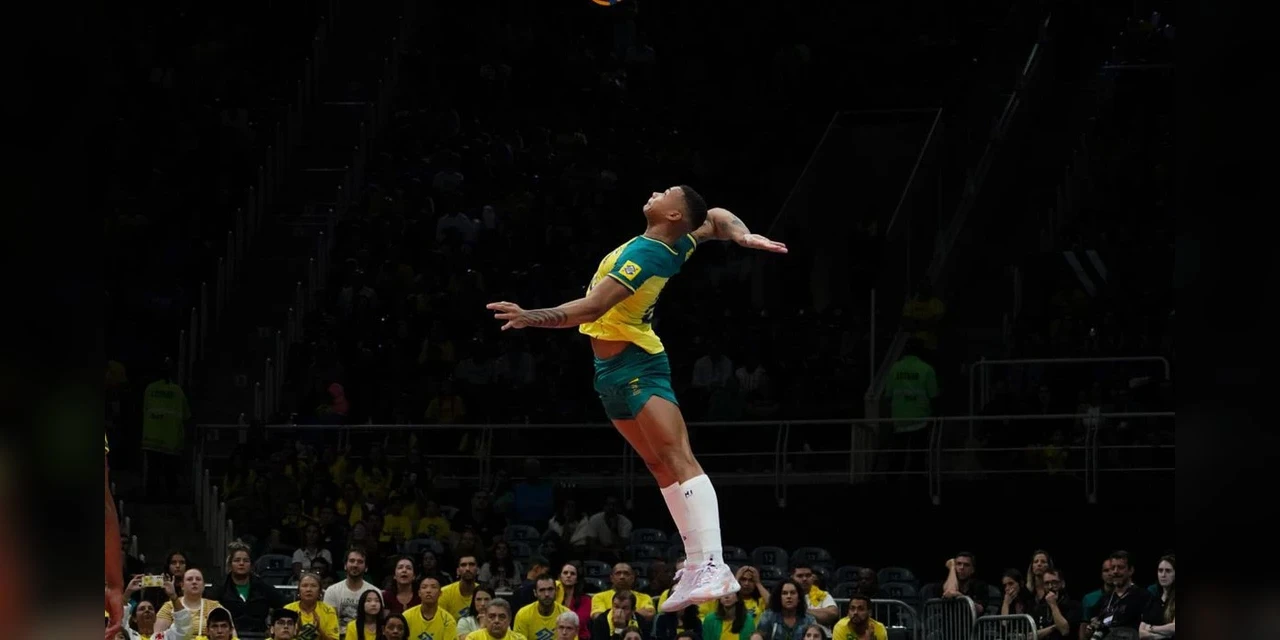 Com brilho de Darlan, Brasil supera República Tcheca por 3 sets a 2