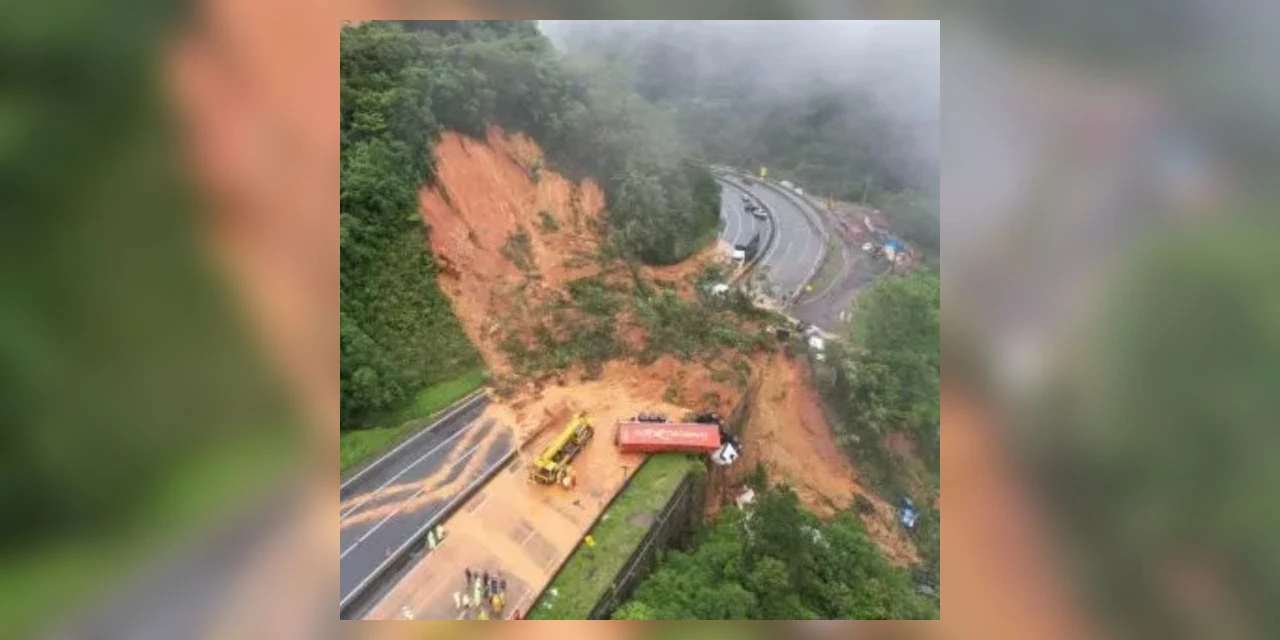 Justiça arquiva processo sobre deslizamento na BR-376 que matou duas pessoas e bloqueou rodovia por 10 dias