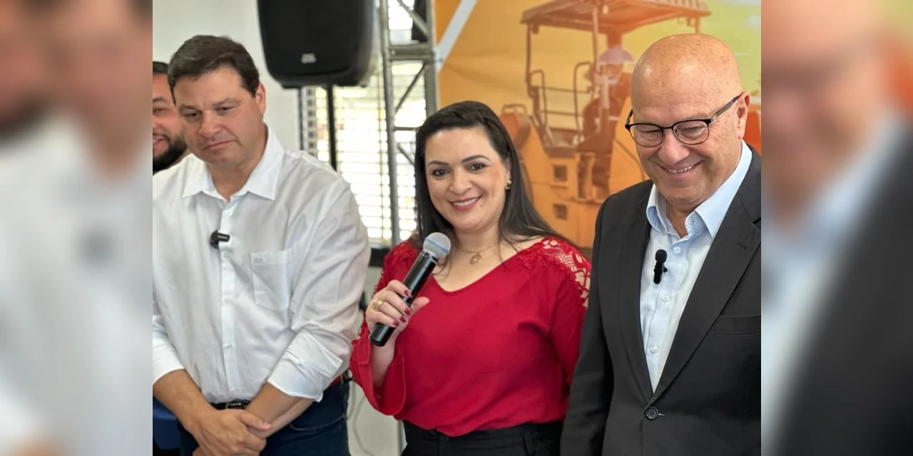Prefeita Elisangela destaca investimentos de R$ 30 milhões na pavimentação asfáltica de Carambeí 