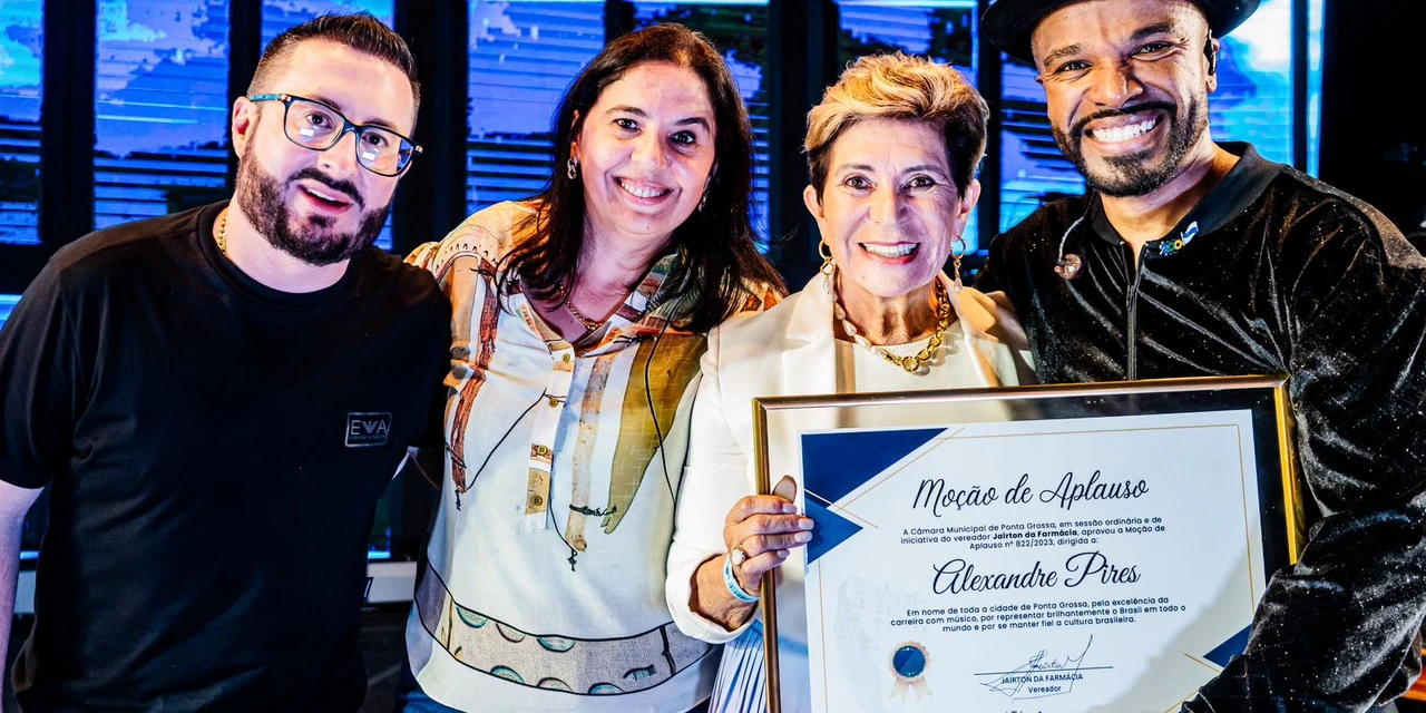 Alexandre Pires recebe moção de aplauso da Câmara Municipal de PG
