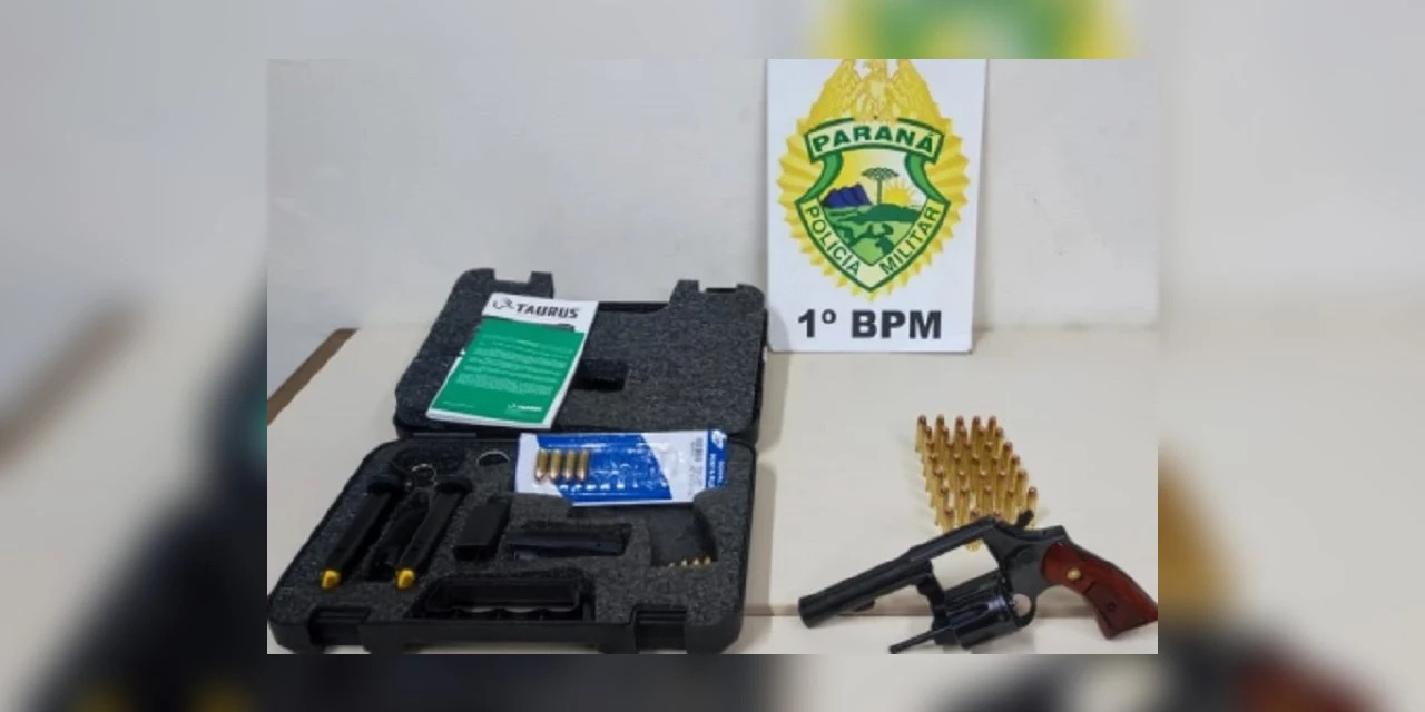 Em PG, discussão de trânsito termina com homem detido por porte irregular de arma de fogo