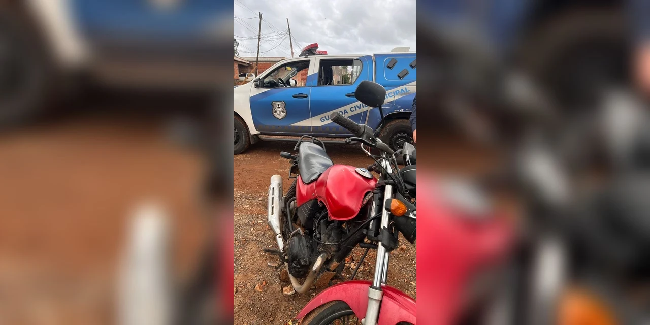 Moto adulterada é apreendida na Colônia Dona Luiza