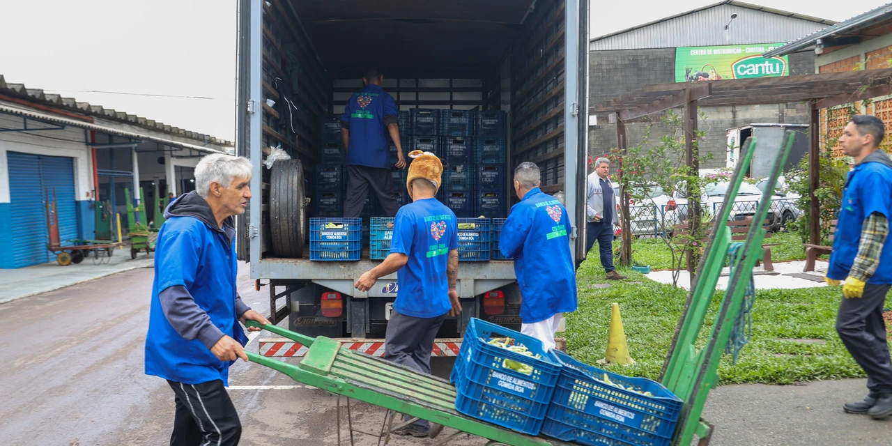 Arrecadação de alimentos na Ceasa Curitiba supera expectativa e chega a 33 toneladas